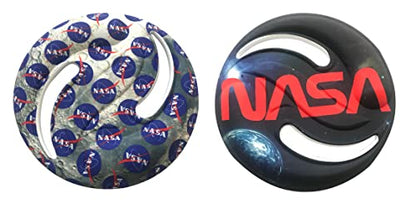 Aeromax NASA Space Saucer Foam Flying Disc 2 Pack (FD-A) - style: NASA 2 pk