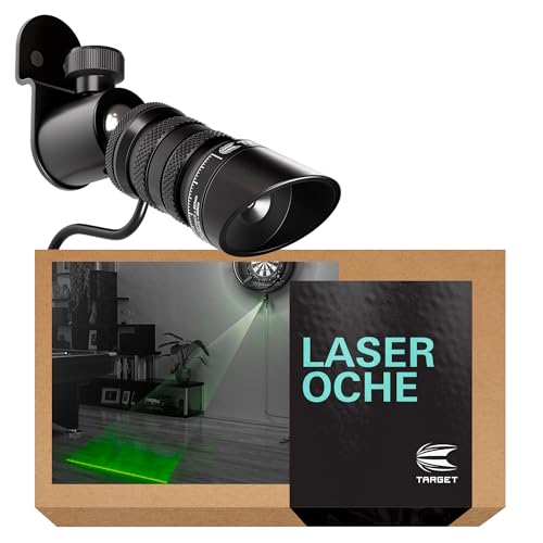 TARGET Darts Dartboard Laser Oche | Darts Laser Oche Line, Dartboards Toe Line Marker for Steel Tip & Soft Tip Dart Board Setups | Wall Mountable & MOD System Compatible | 2M USB Cable Included