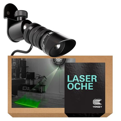 TARGET Darts Dartboard Laser Oche | Darts Laser Oche Line, Dartboards Toe Line Marker for Steel Tip & Soft Tip Dart Board Setups | Wall Mountable & MOD System Compatible | 2M USB Cable Included