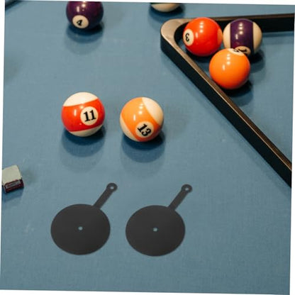 2Pcs Billiard Aim Trainer Tools Pool Table Marker Dots for Skill Improvement Aiming Accuracy Billiards Training Equipment for Beginners Enhance Your Practice Routine
