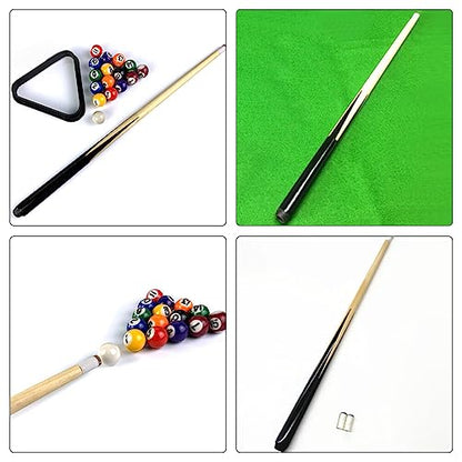 OSALADI Boys and Girls Wooden Billiard Cue Stick Pool Cue for Boys and Girls Billiard Accessory for Learning to Play Pool Spaces
