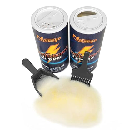 Shuffleboard Sand Wax Shuffleboard Powder Set with Small Brush & Pan - style: 2 Cans Medium Speed