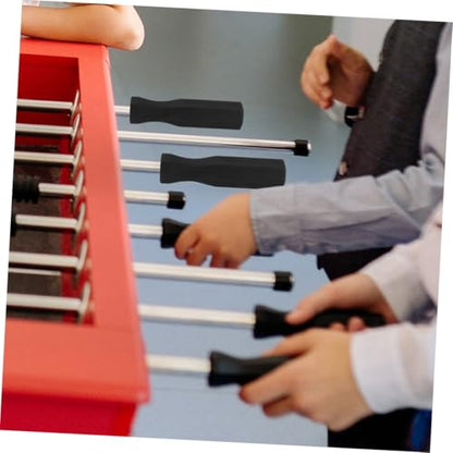 LIOOBO 6pcs Table Soccer Handle Grip Replacement Lightweight Ergonomic Design for Foosball Table Parts