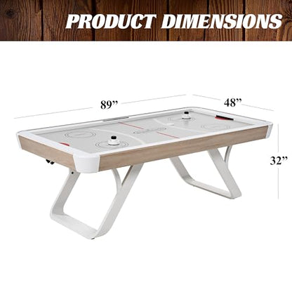 Barrington Billiards Air Hockey Table with Accessories, Perfect for Family Game Rooms | with Accessories - style: 7.5 Ft Camden