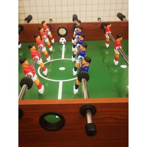 Virubi Foosball Table, 48 Inch Soccer Game Table with Adjustable Weight, Steel Sporty Design Football Table for Kids Adult Family Indoor Games