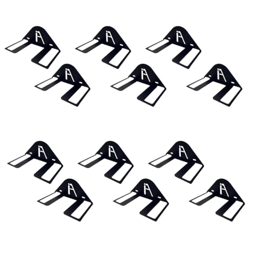 IRON AMERICAN Ping Pong Wall Rack Table Tennis Storage, Made in USA - 1.375 Inch Slot for Balls and 3.25 Inch Slot for Paddles, Ping Pong Ball Holder, Hardware Included 12 Pack - style: 12-PACK