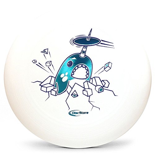 Discraft Ultrastar 175g Ultimate Disc - USA Ultimate Approved Flying Disc for Competition and Outdoor Games, Custom Design Discraft Discs, Great for All Ages and Skill Levels - color: White
