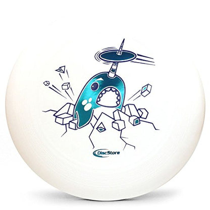 Discraft Ultrastar 175g Ultimate Disc - USA Ultimate Approved Flying Disc for Competition and Outdoor Games, Custom Design Discraft Discs, Great for All Ages and Skill Levels - color: White