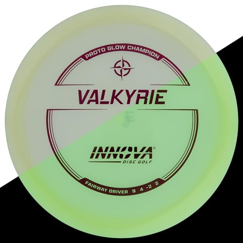 Innova Proto Glow Champion Valkyrie – Glow in The Dark Disc Golf Driver - size: 170-172g
