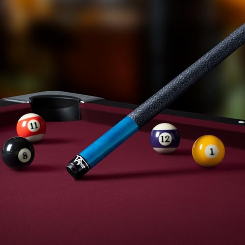 Viper Elite 58" 2-Piece Billiard/Pool Cue - color: Azure Blue, size: 19-Ounce