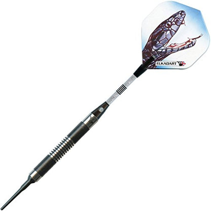 Elkadart Black Mamba 80% Tungsten Soft Tip Darts with Storage/Travel Case - style: 14 Grams