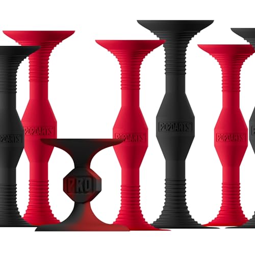 Popdarts PRO Pack Game Set (Red & Black) - Indoor, Outdoor Suction Cup Throwing Game - Competition with a POP - color: Red & Black