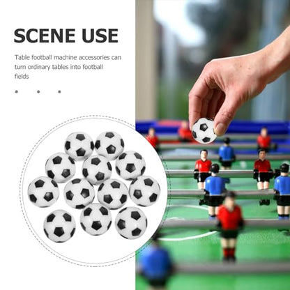 BESPORTBLE 12 Pcs 31Mm Mini Foosball Table Balls Replacement Soccer Balls for Table Football Games