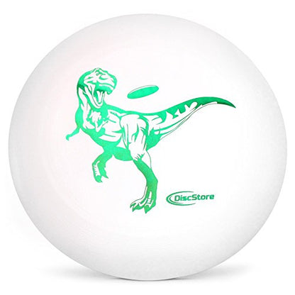 Discraft Ultrastar 175g Ultimate Disc - USA Ultimate Approved Flying Disc for Competition and Outdoor Games, Custom Design Discraft Discs, Great for All Ages and Skill Levels - color: T-Rex