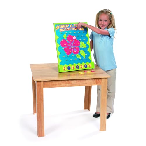 Fun Express Plinko Board Game Large 16x20 Tabletop Prize Drop Disc Game - Premium Wood Carnival Games for Kids Adults Parties | Luau Circus Fair School Events |Complete 8-Piece Set with Discs VBS 2026