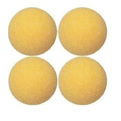 Tornado Official Foosballs Tournament Table Soccer Balls - Made in The USA - Commercial Quality - Play Like The Pros - color: Yellow, size: 4 Balls
