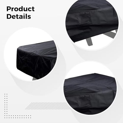 Dustproof Waterproof Foosball Cover, Heavy Duty Outdoor Table Game Cover, 210D Oxford Cloth, Fits Tables to 63 X 45.3 X 19.7 in, (150 X 110 X 50 Cm)