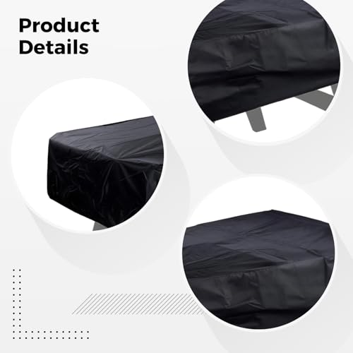 Table Cover Foosball, 210D Oxford Cloth, for Up to 63 X 45.3 X 19.7 in Tables, Waterproof Dustproof Outdoor, Heavy Duty Game