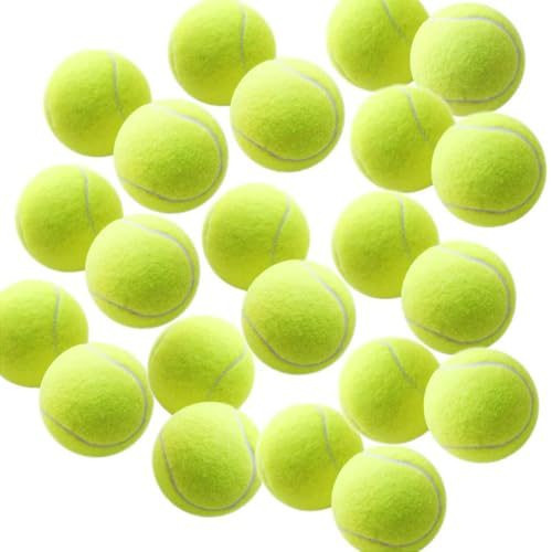 Tennis Balls, 12/18/24/36 Pack Tennis Balls Standard Size Tennis Training Balls for Adults Kids Lessons Practice or Playing with Pet - color: Regular Color, 12 Pack
