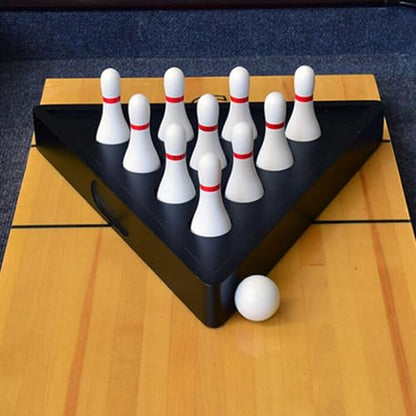 Tabletop Shuffleboard Bowling Pins Set Indoor Outdoor Shuffleboard Game for