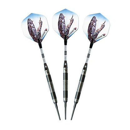 Elkadart Black Mamba 80% Tungsten Soft Tip Darts with Storage/Travel Case - style: 16 Grams