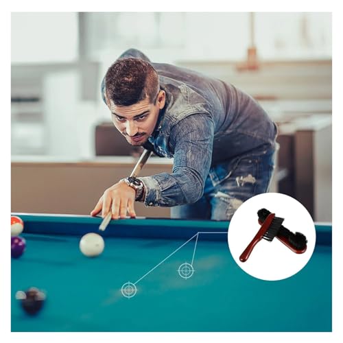 1 Set Billiard Brush Pool Table Cleaning Tool Rail Kit for Accessories Dust Removal for Pool Tables and Cabinets