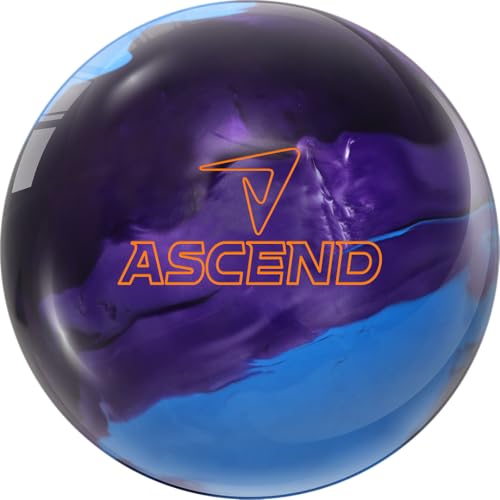 MOTIV Ascend - Bowling Ball, Entry Level, Light Oil, Available in 10-15 Pounds - color: Purple/Purple/Blue Pearl, size: 15 Pounds