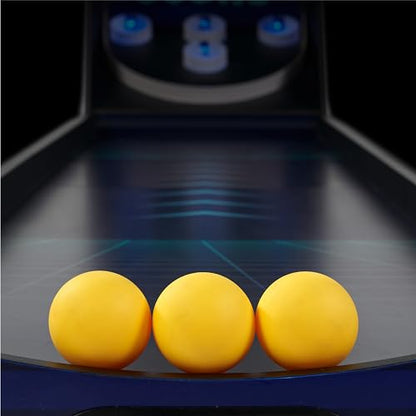 MD Sports Roll & Score Arcade Game, 87" Durable Electronic Scoring with Sound Effects and Game Balls, Perfect for Family Game Rooms - style: Yellow Roll & Score Balls (3 Pack)