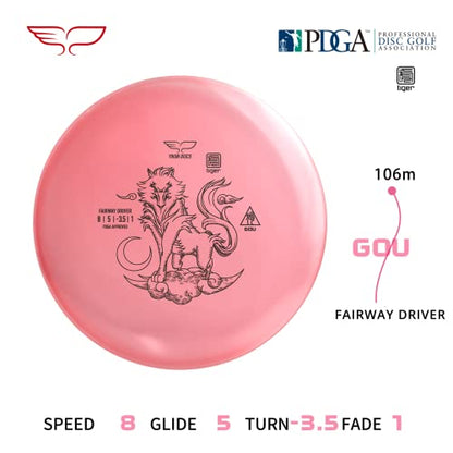 Yikun Professional Disc Golf GOU |Distance Driver |165-176g| Perfect for Outdoor Games and Competition