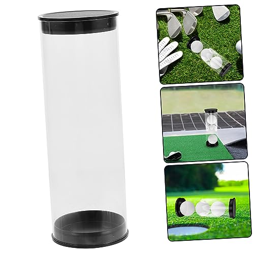 Happyyami Golf Tube Golfs Organizers Baseball Display Case Small Display Golf Display Case Golf Ball Tube Golf