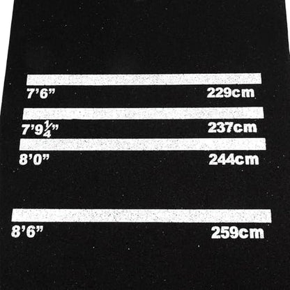 Dart Mat: Shock Absorbing Non-Slip Padded Pad, 4 Shooting Distances, 300x34cm Carpet | Reliable Stability Indoor Outdoor Game Room - color: 06
