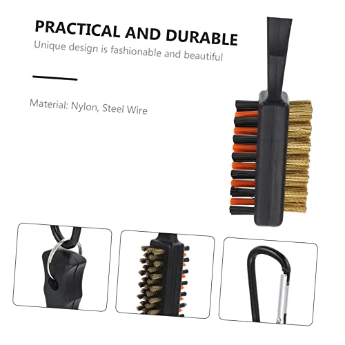 balacoo Double-Sided Golf Club Cleaner Brush with Wire and Bristles Lightweight and Portable Golfing Tool for Efficient Groove Cleaning and Easy Carrying