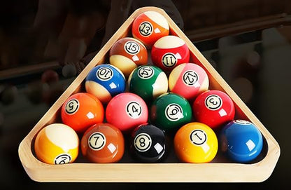 Premium Billiard Balls Set, 2-1/4" Regulation Size Pool Table Balls, Polyester Material American Billiards, One Box Contains 16 Ball
