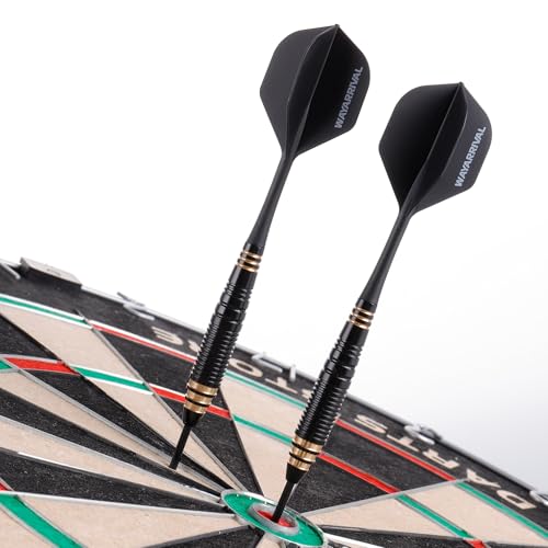 Integrated Dart Flights,All in One Dart Flights and Stems for Unbreakable Use,Universal 2BA Fit for Instant Setup,PP Material Integrated Dart Flights and shafts for Stability - style: 6 Pack