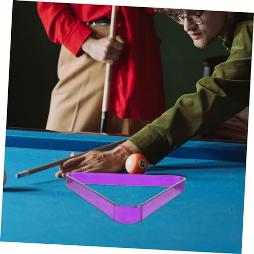 Table Billiard Rack Triangle Mini Pool Balls Holder for Billiards Durable Balls Storage Rack for Cue and Pool Compact Design for Easy Use
