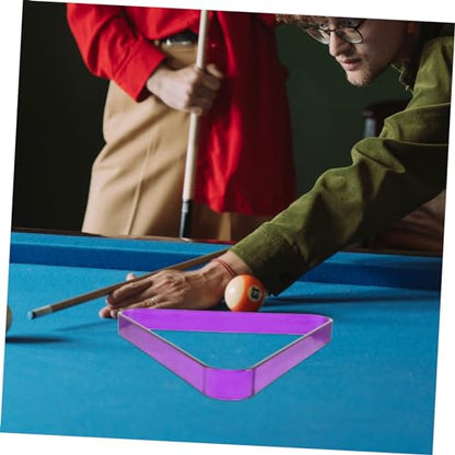 Table Billiard Rack Triangle Mini Pool Balls Holder for Billiards Durable Balls Storage Rack for Cue and Pool Compact Design for Easy Use