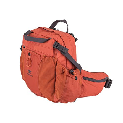 Mountainsmith Day Lumbar Waist pack, Running, Hiking, Cycling, Travel, and Outdoor Sport Activities with Dual Water Bottle Holders, Cinnamon Red - color: Cinnamon Red