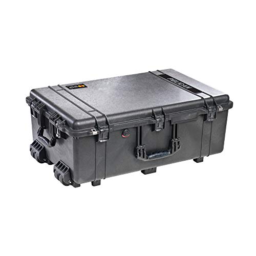 Pelican 1650 Case No Foam (Black) - color: Black, style: No Foam