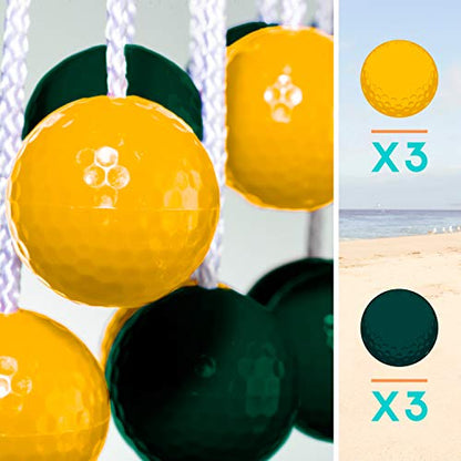 Franklin Sports Replacement Ladderball Bolas - color: Green/Yellow, size: One Size