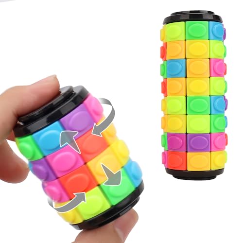 BananMelonBM Rotate and Slide Puzzle, Finger Spinner Puzzle, Fidget Toys, Decompression Toy, 8 Colors,7 Layers, Educational Sensory Toy for Kids Adults (8 Colors X (4 Layers + 8 Layers)) - color: 8 Colors X (4 Layers + 8 Layers)