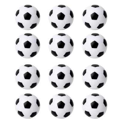 GSE Games & Sports Expert 6/12-Pack Foosball Table Replacement Balls, 36mm(1.42") Tabletop Soccer Football Balls for Foosball Table Accessories - color: White-12 Pack