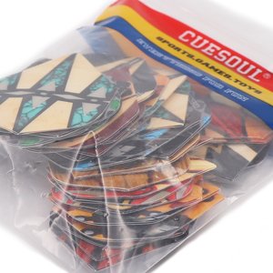 CUESOUL 10/15 Set Unique Design Slim Dart Flights Wholesale for Steel Tip Dart and Soft Tip Darts - color: Mixed Shape-45pcs
