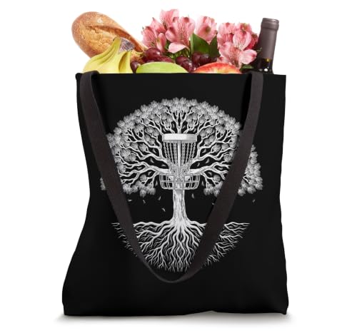 Disc Golf Basket Disc Golfer Frolfing Disc Golf Player Tote Bag