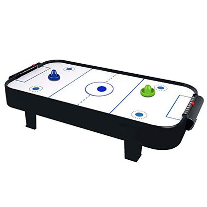 ONE250 Air Hockey Pushers and Red Air Hockey Pucks, Goal Handles Paddles Replacement Accessories for Game Tables (4 Striker, 4 Puck Pack) - color: Blue & Green