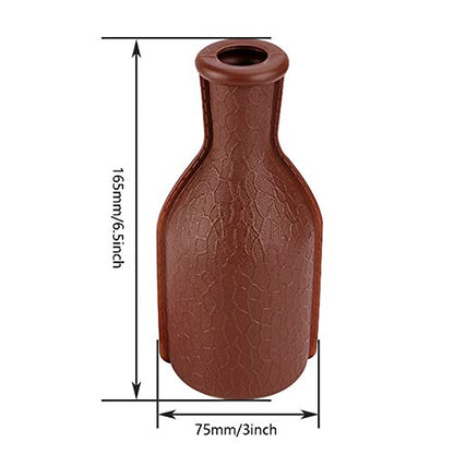 DGZZI Billiard Pool Shaker Pool Snooker Billiard Table Kelly Pool Shaker Bottle with Red and White Tally Peas - color: Brown
