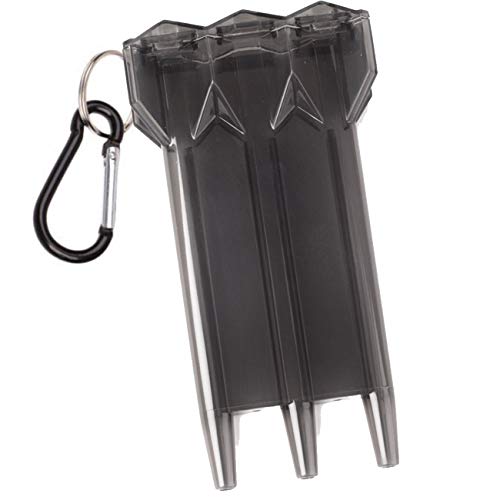 TIHOOD Portable Nylon Dart Storage Box Dart Case with Lock Buckle … (Black)
