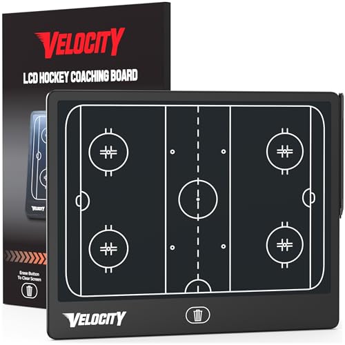 Velocity - Hockey LCD Coaching Board - Black - style: Hockey