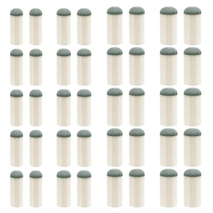 40 Pcs Slip On Pool Cue Tips, 4 Sizes 9mm/10mm/12mm/13mm Tacos De Billar, Pools Stick Tip Pools Table Accessories Pool Cue Tips Replacement Kit