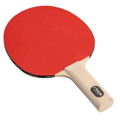 STIGA Beginner Ping Pong Paddles - Recreational to Performance Table Tennis Rackets Ages and Skill Levels - Multiple Styles + Performance Levels Available - style: Hardbat