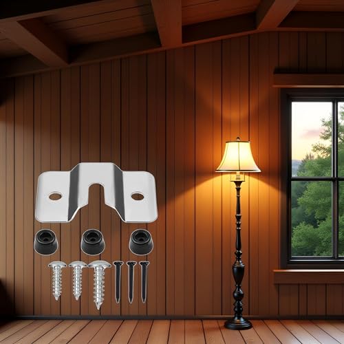 Silver Mounting Bracket Kit Screws Darts Boards for Wall Hanging Mounting Bracket Kit The Can Be Firmly Fixed to The Wall, Back Panel Or Cabinet